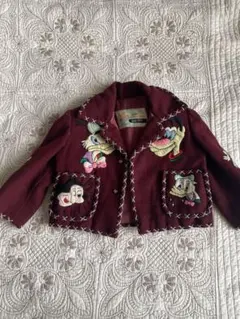 ディズニー　刺繍アウター