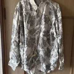 柄シャツ 長袖 シャツ