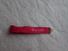 GUCCI 赤いリボンストラップ