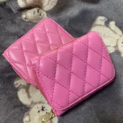レディース 三つ折財布 ピンク