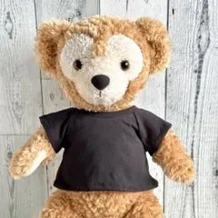 Ｓサイズダッフィーサイズ カラーTシャツ ブラック