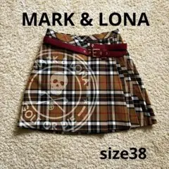 MARK&LONA マークアンドロナ　ゴルフ　ウェア　スカート　チェック