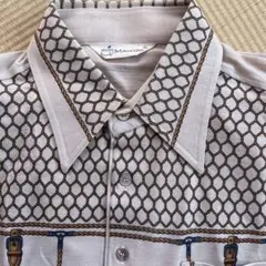 masters 網目模様 ロープデザイン ポロシャツ