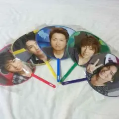 五枚セット 嵐 5×10 ミニうちわ
