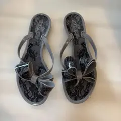 【VALENTINO】レースリボンのビーチサンダル/36サイズ【新品/極美品】のサムネイル