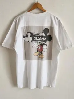 XL ミッキーマウス×ナイキ 両面プリントTシャツ