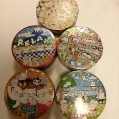 STEAMCREAM猫柄 空き缶 5個セット
