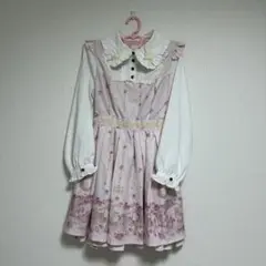 LIZLISA リズリサ おやすみうさぎ柄ワンピース LIZLISA リズリサ おやすみうさぎ柄ワンピース LIZ LISA - ♡LIZ LISA