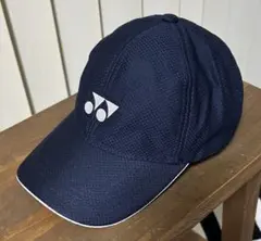 YONEX（ヨネックス）　ネイビー メッシュキャップ 　テニス　ランニング　美品のサムネイル