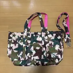 x-girl 迷彩柄ボストンバッグ