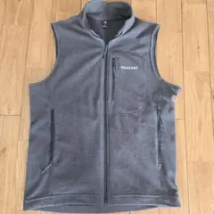 mont-bell フリースベスト M グレー