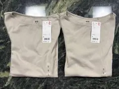 【新品】UNIQLO ストレッチコットンボートネックT 2枚セット S