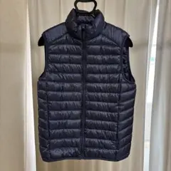 ユニクロ ウルトラライトダウンベスト ネイビー L