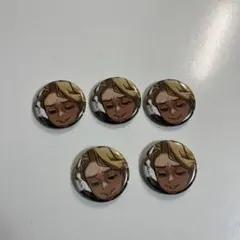 青山優雅 ピンバッジ 5個セット