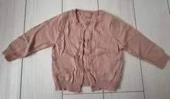 petit main ピンク カーディガン S ベビー