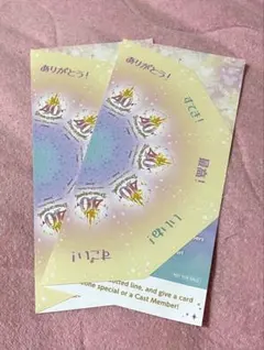 ディズニーリゾート４０周年　ドリームガーランドカード ２枚