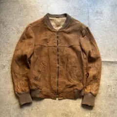 古着　70s スウェード　ジャケット　ヴィンテージ　ユーロ