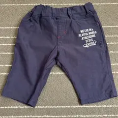 【SLAP SLLIP 】ネイビー ボトハーフパンツ80サイズ
