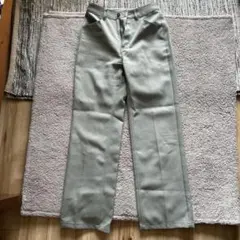 GU ライトグレー スラックス M