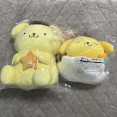 サンリオキャラクター大賞 当たりくじ ポムポムプリン ぬいぐるみ 2種