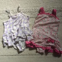 女の子用水着　２着セット120cm　130cm