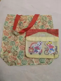 こどもちゃれんじ しまじろう＆みみりん 親子で一緒にお買い物バック