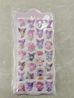 マイメロ＆クロミ　ぷっくりシール