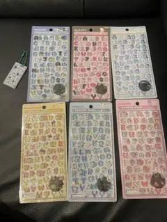 ミニボンドロチャーム　ハピダン1つ付き　サンリオボンボンドロップシール６枚セット