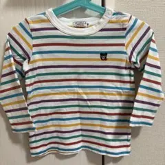 DOUBLE.B ストライプ長袖カットソー サイズ90