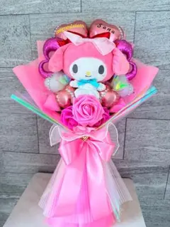お菓子ブーケ バルーンブーケ 花束 ギフト 誕生日 発表会 クロミ 風船