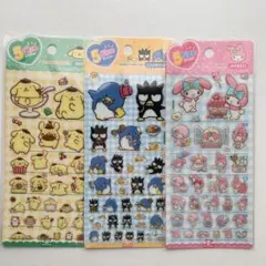 韓国限定 サンリオ 5サイズステッカー 3枚セット タキシードサム バツ丸