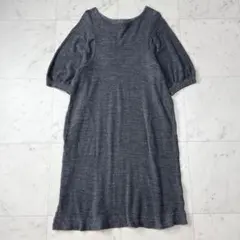 美品✨】イッセイミヤケ チュニック ワンピース 横プリーツ リボン