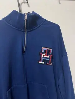 ハーフジップ スウェット