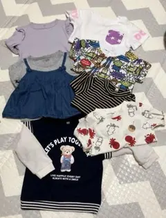 90cm 女の子 トップスセット 幼稚園 保育園着