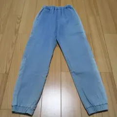 新品☆コムサイズム デニムジョガーパンツ140㎝