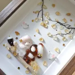 シーグラスアート『 autumn•*¨*•.¸♬︎』