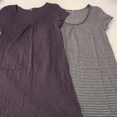 無印良品Mサイズ 半袖ワンピース 2枚セット
