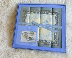 新品未使用　ウェッジウッド　フロレンティーン　ティーマット　４枚セット　ブルー