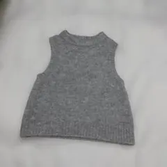 ZARA グレー ニットベスト 11-12歳