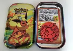 【海外】ブースター　ダメカンケース コイン付　mini tin ポケモンカード