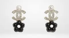 CHANEL カメリア ピアス