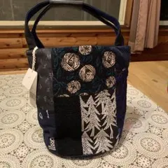 ミナペルホネン Peace バケツバッグ　バスケットバッグ　新品　土日お値下げ