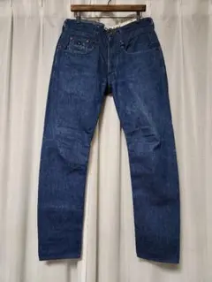最終価格】極レア美品 デンハム 790本限定内No1CROSS BACK デニム レア中古美品☆DENHAM デンハム 790本限定 CROSS BACK デニム