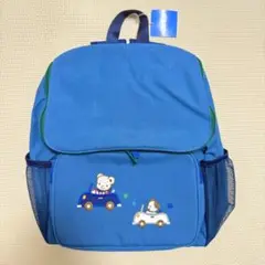 【新品】ファミリア familiar リュックサック M ブルー　　車 完売品