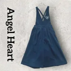 Angel Heart キッズ コーデュロイワイドパンツ (140) ネイビー