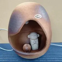 ふくろうのランプ　フクロウ照明　明山陶業　信楽焼 2026年最新】信楽焼ふくろう照明の人気アイテム - メルカリ