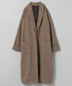 JEANASIS チェックショールコートのサムネイル