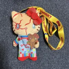 usj  ユニバ　チャッキー  キティ　パスケース