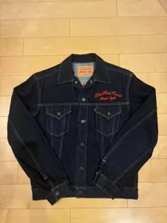 スカルフライト ライダース デニムジャケット 38 M 刺繍 Gジャン