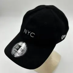 【入手困難】ニューエラ NYC ロゴキャップ ブラック 男女兼用 帽子